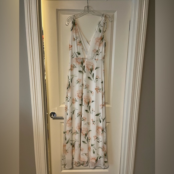 Lulus Romantic Possibilities White Floral Print Maxi Dress - Picture 5 of 9